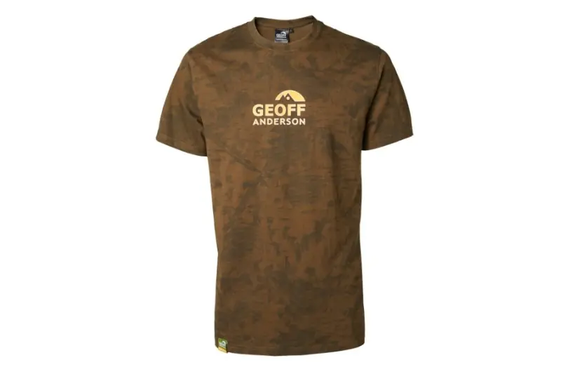 Expresní Doručení Tričko Geoff Anderson Organic Tee leaf oranž logo Velikost: XL