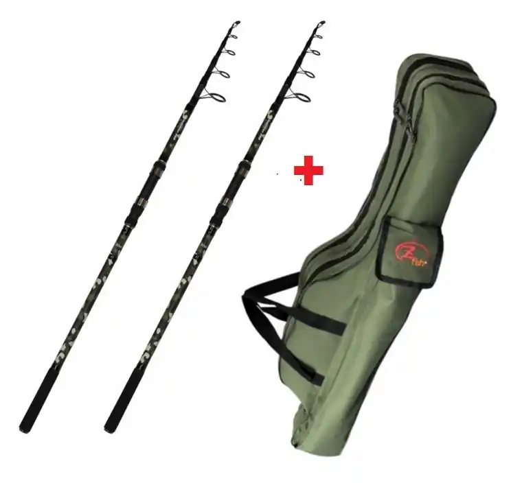 Horká Nabídka ZFISH Combo 2x Prut Kingstone 3,60m/3lb + Pouzdro Zdarma!