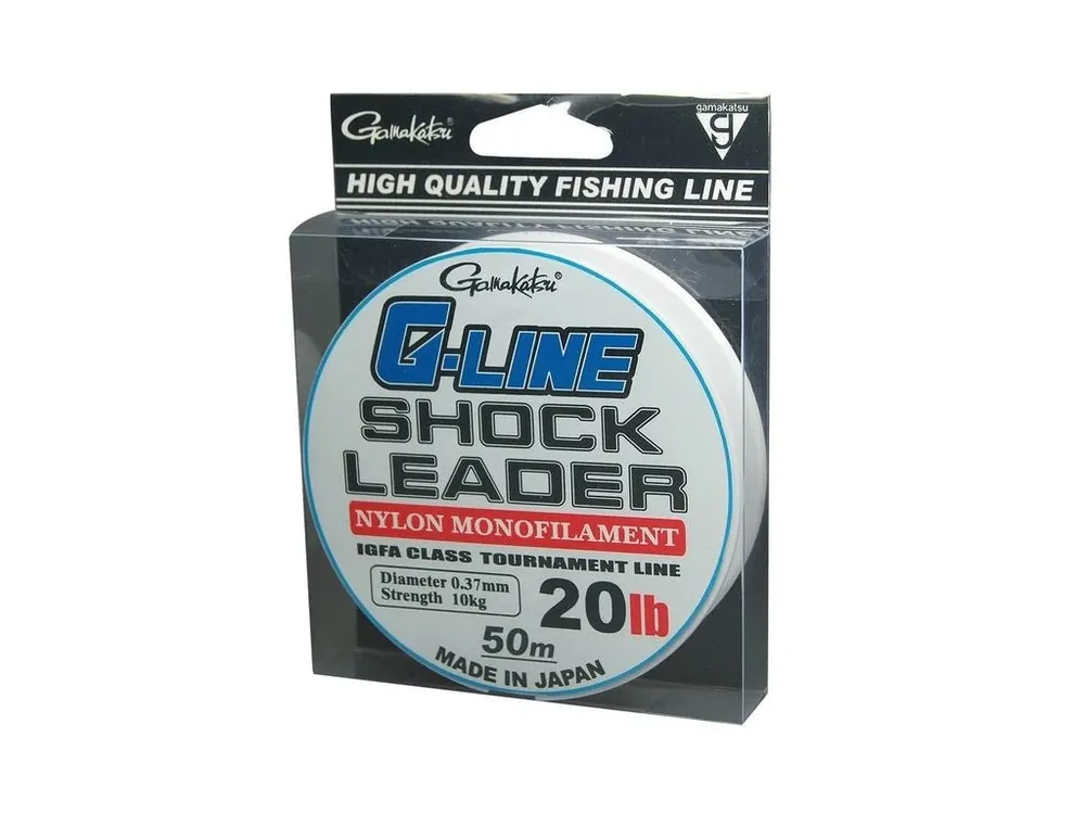 Originální Gamakatsu Vlasec G-Line Shock Leader 0,47 mm 50 m