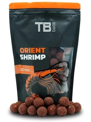 Vrácení Zdarma TB Baits Boilie Orient Shrimp 250 g Průměr 20 mm