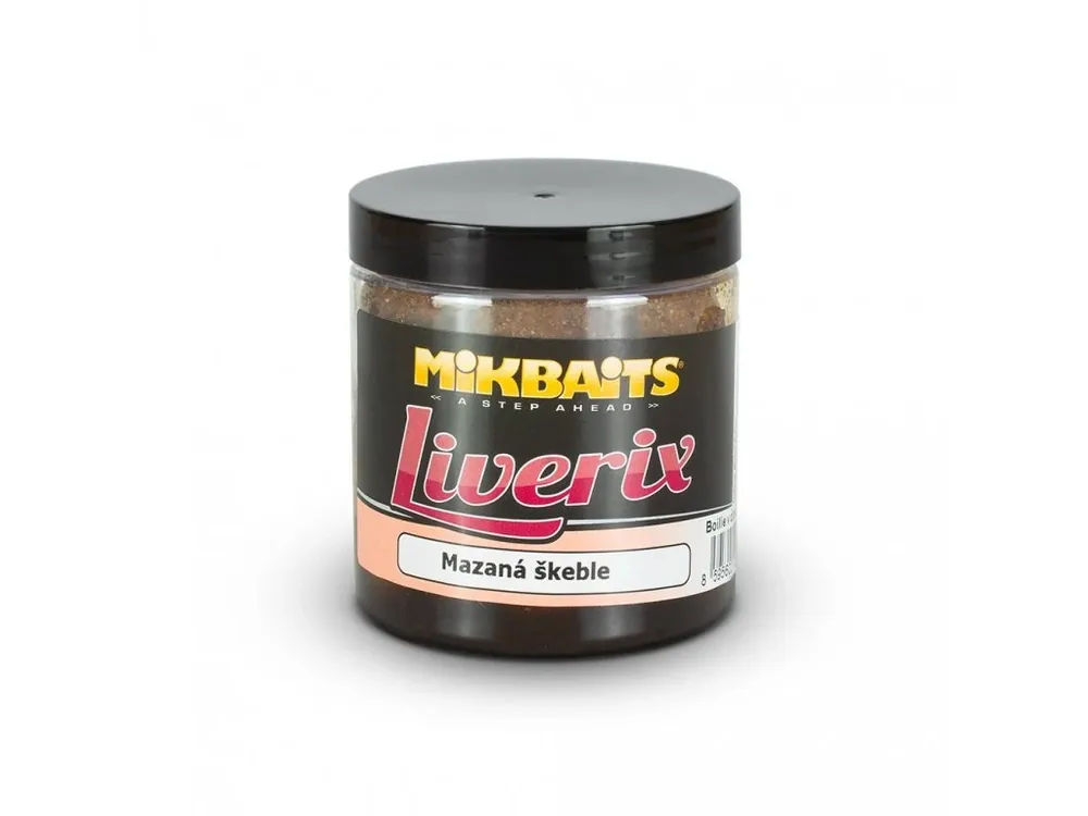 Odeslání Ihned Mikbaits Liverix boilie v dipu 250ml - Mazaná Škeble 20mm