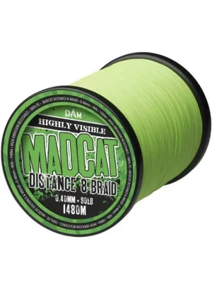 Šňůra sumcová MADCAT DISTANCE 8-BRAID / 115LB / 0.50MM Rychlé Dodání