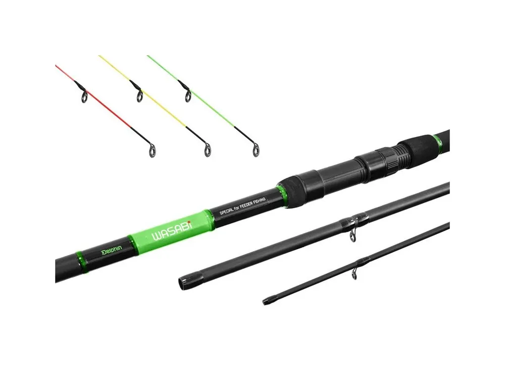 Koupit Online Prut Delphin WASABI Feeder / 3 díly 330cm 100g