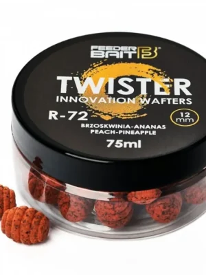 Víkendová Akce Feeder Bait Twister Wafters 12mm, 75ml - Broskev/Ananas