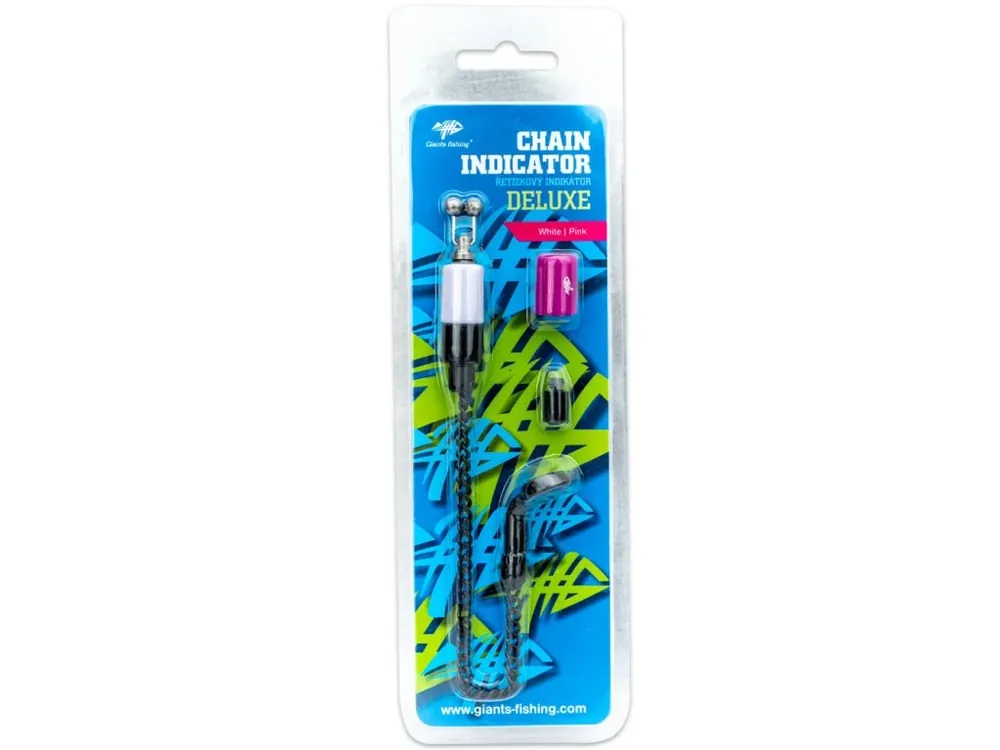 Levný GIANTS FISHING ŘETÍZKOVÝ INDIKÁTOR CHAIN INDICATOR DELUXE - WHITE/PINK
