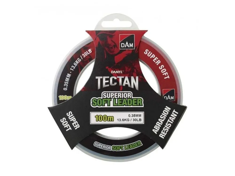 ŠOKOVÝ VLASEC DAM DAMYL TECTAN SUPERIOR SOFT LEADER 100M / 0.80MM / 36.2KG Omezená Nabídka