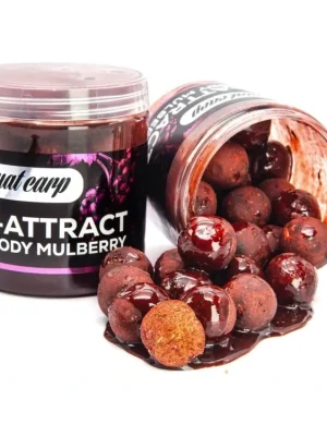 Horká Nabídka Boilie v dipu - Bloody Mulberry 24mm, 220g