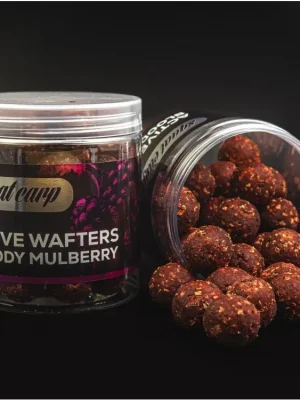 Active Wafters Bloody Mulberry - rozpustné neutrálně vyvážené boilies 18mm Značkový