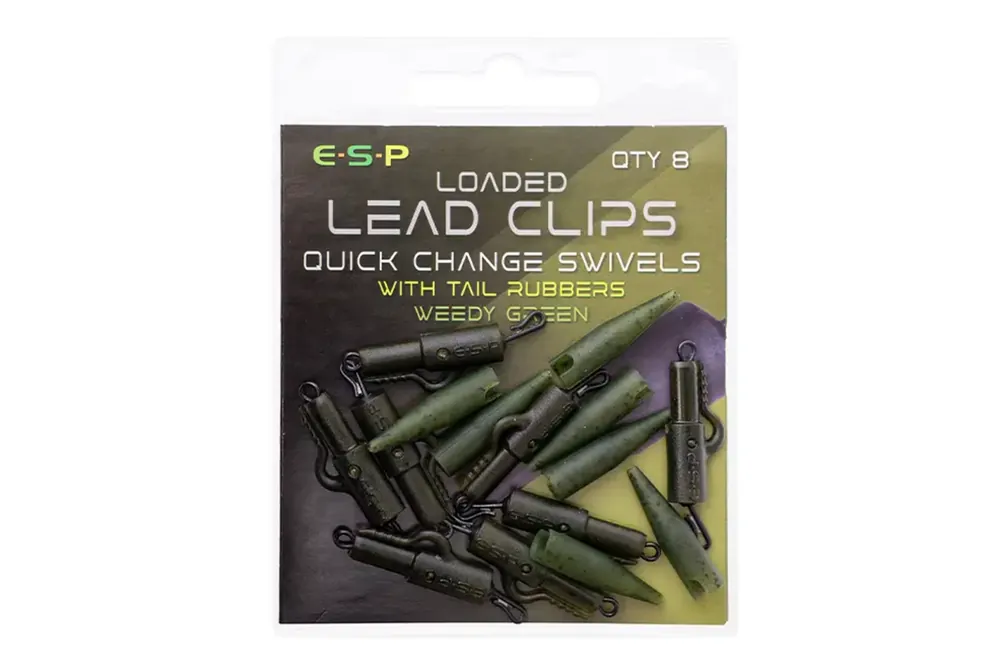 ESP závěsky Loaded Lead Clip Quick Change Swivel Green Cenově Výhodný