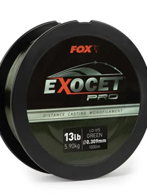 Vrácení Zdarma Fox vlasec Exocet Pro Mono Lo-Vis Green 13lb 5,90kg 0,309mm 1000m