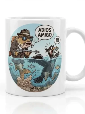 Nejprodávanější Big Carp keramický hrnek Adios Amigo