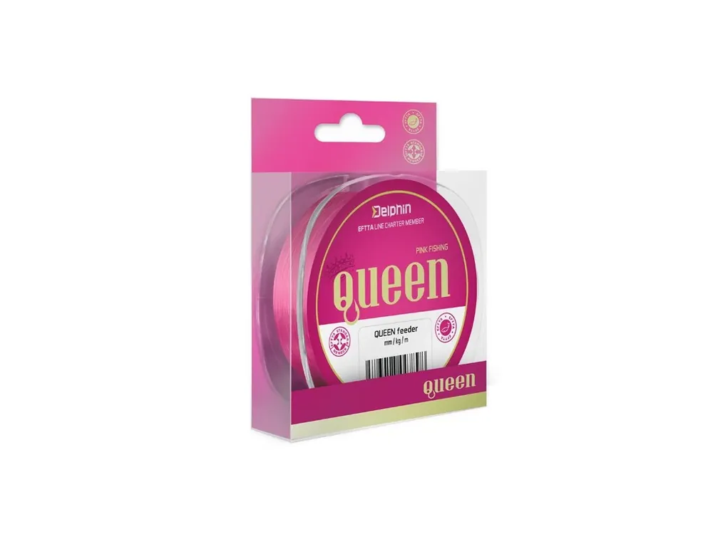 Nejlepší Cena Delphin vlasec Queen Feeder Pink 0,28mm 5,9kg 300m