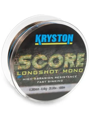 Levný Kryston vlasce Score Long Shot Mono 0,31mm 16lb 1000m hnědý
