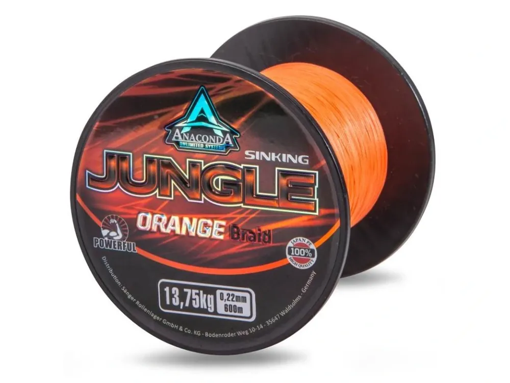 Anaconda šňůra Jungle Orange 600m Cenový Hit