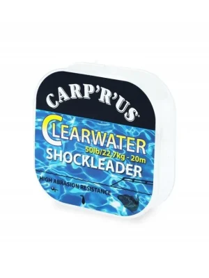 Novinka Carp´R´Us návazcový fluorocarbon Clearwater Shock Leader 50lb 20m